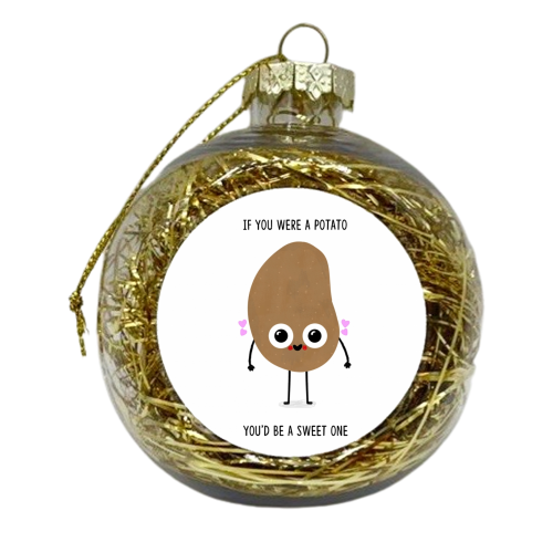 Sweet Potato - xmas bauble by Leeann Walker