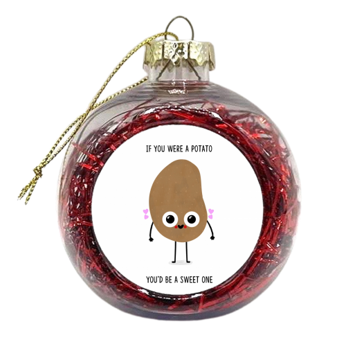 Sweet Potato - xmas bauble by Leeann Walker