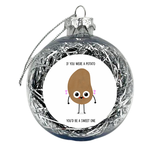 Sweet Potato - xmas bauble by Leeann Walker