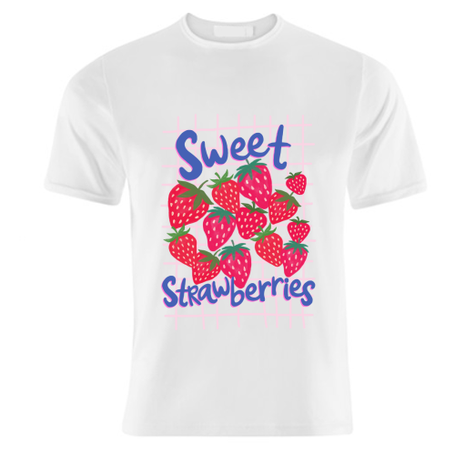 Sweet Strawberries - unique t shirt by The Boy and the Bear