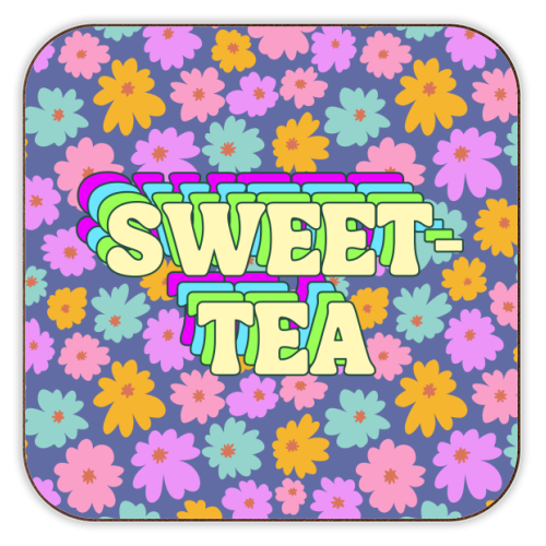 Sweet-Tea - personalised beer coaster by Nida Designs