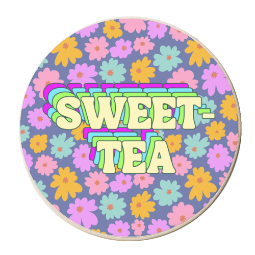Sweet-Tea - personalised beer coaster by Nida Designs