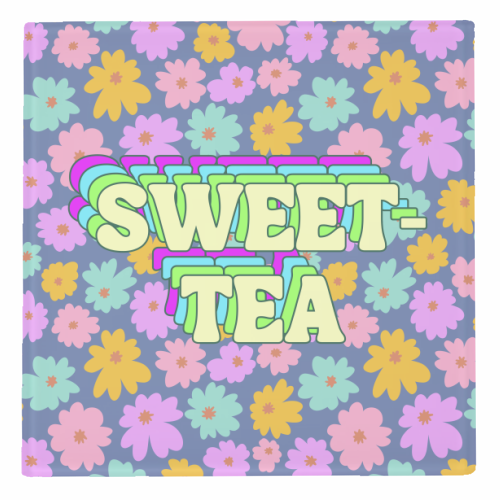 Sweet-Tea - personalised beer coaster by Nida Designs