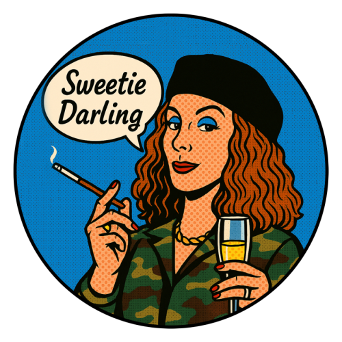 Sweetie Darling - Die Cut Sticker by Ms Doodle