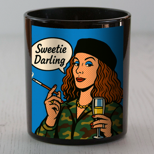 Sweetie Darling - scented candle by Ms Doodle