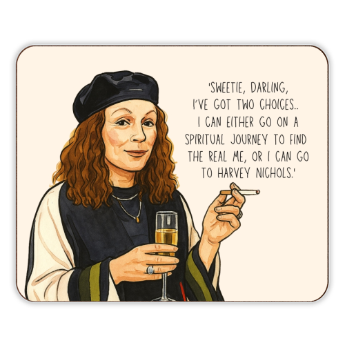 Sweetie Darling, Two Choices. - designer placemat by Ms Doodle