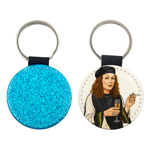 Sweetie Darling, Two Choices. - keyring by Ms Doodle