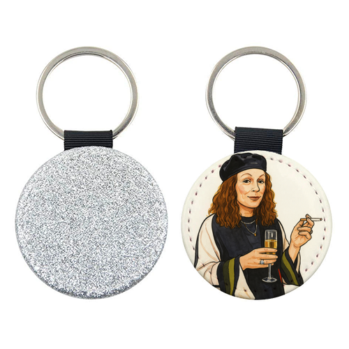 Sweetie Darling, Two Choices. - keyring by Ms Doodle