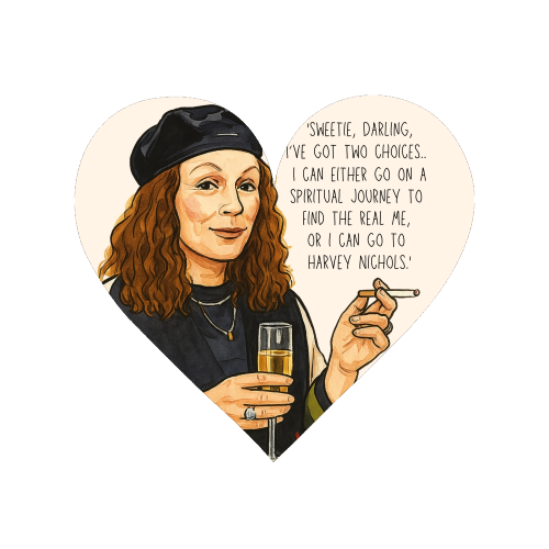 Sweetie Darling, Two Choices. - Magnet by Ms Doodle