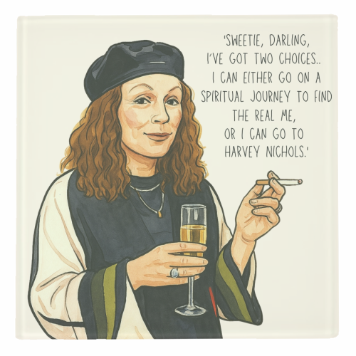 Sweetie Darling, Two Choices. - personalised beer coaster by Ms Doodle