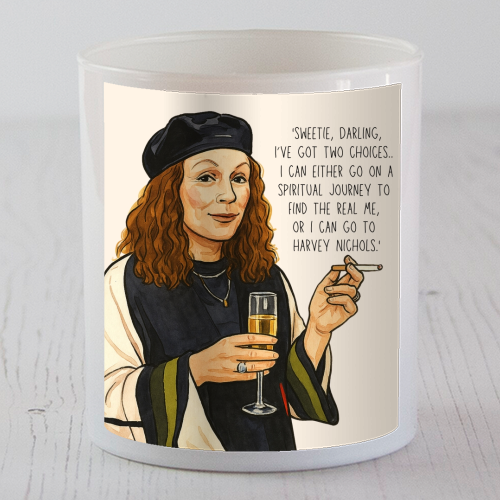 Sweetie Darling, Two Choices. - scented candle by Ms Doodle