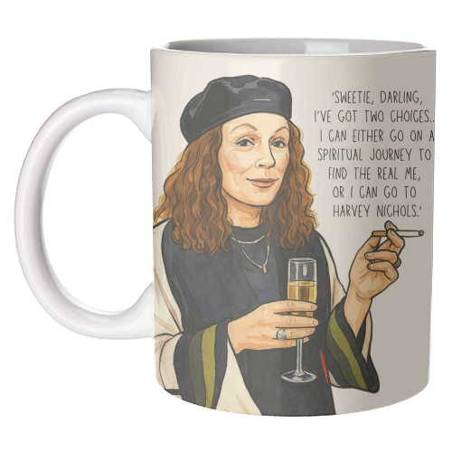 Sweetie Darling, Two Choices. - unique mug by Ms Doodle