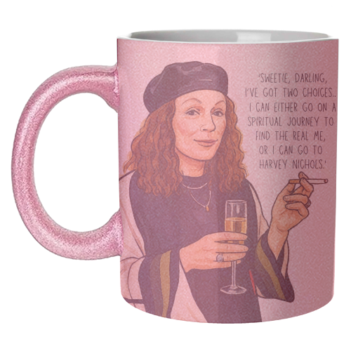 Sweetie Darling, Two Choices. - unique mug by Ms Doodle