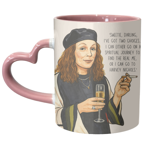Sweetie Darling, Two Choices. - unique mug by Ms Doodle