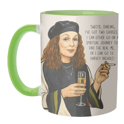 Sweetie Darling, Two Choices. - unique mug by Ms Doodle