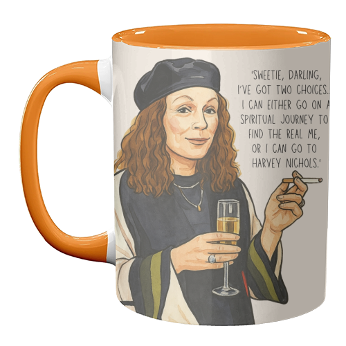 Sweetie Darling, Two Choices. - unique mug by Ms Doodle