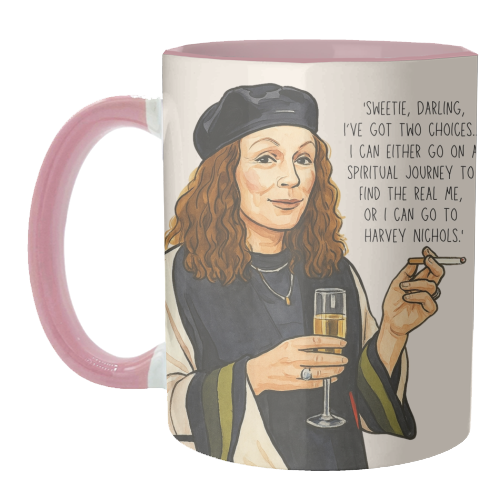 Sweetie Darling, Two Choices. - unique mug by Ms Doodle