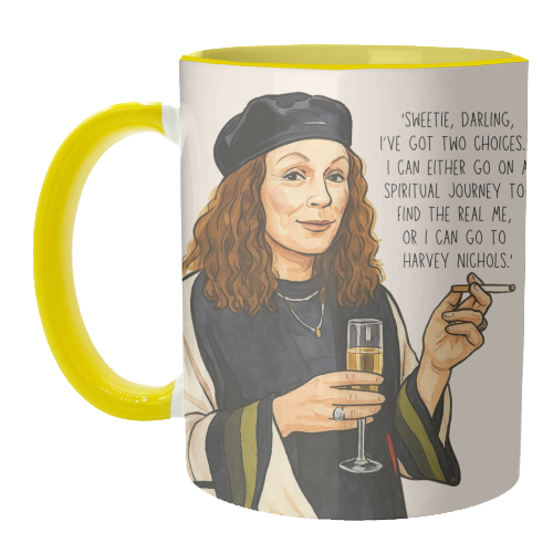 Sweetie Darling, Two Choices. - unique mug by Ms Doodle