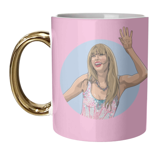 Swift Lover Era illustration - unique mug by The Girl Next Draw