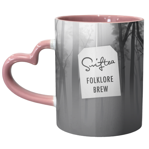 Swiftea folklore brew - unique mug by The Girl Next Draw