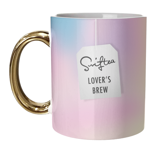 Swiftea lovers brew - unique mug by The Girl Next Draw