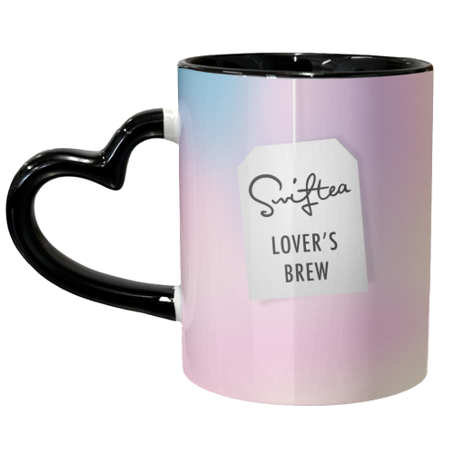 Swiftea lovers brew - unique mug by The Girl Next Draw