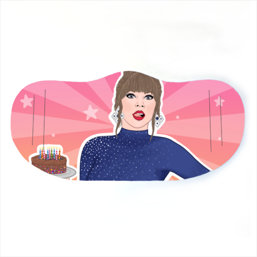 Swiftie - face cover mask by Loren Grosvenor