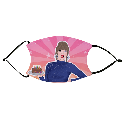 Swiftie - face cover mask by Loren Grosvenor