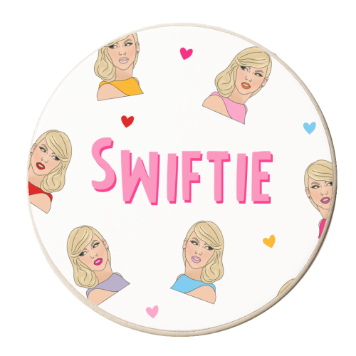 Swiftie Fan Art Work Design | Taylor - personalised beer coaster by Lisa Wardle