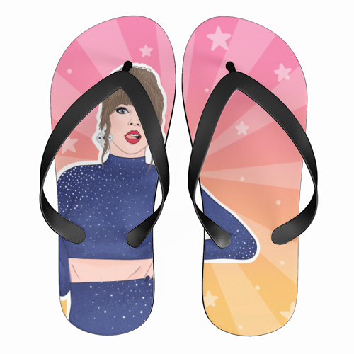 Swiftie - funny flip flops by Loren Grosvenor