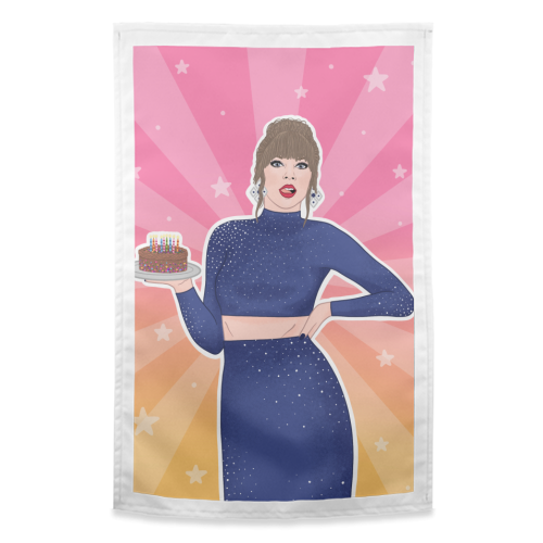 Swiftie - funny tea towel by Loren Grosvenor