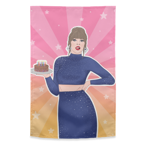 Swiftie - funny tea towel by Loren Grosvenor