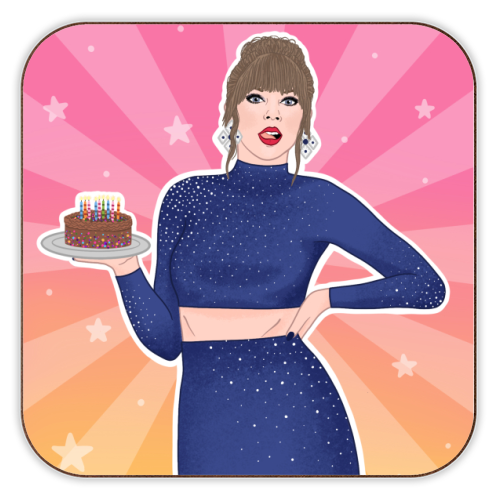 Swiftie - personalised beer coaster by Loren Grosvenor