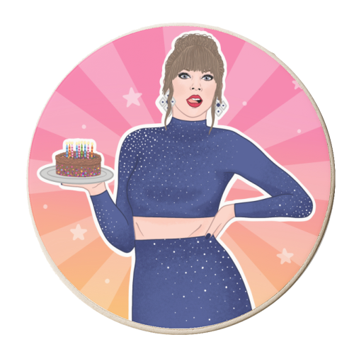 Swiftie - personalised beer coaster by Loren Grosvenor