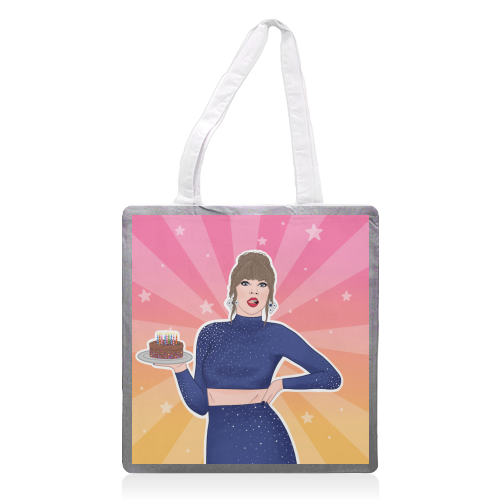 Swiftie - printed canvas tote bag by Loren Grosvenor