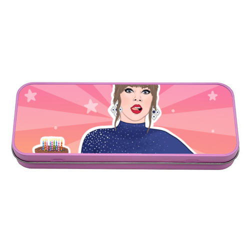 Swiftie - tin pencil case by Loren Grosvenor