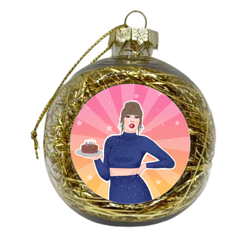 Swiftie - xmas bauble by Loren Grosvenor