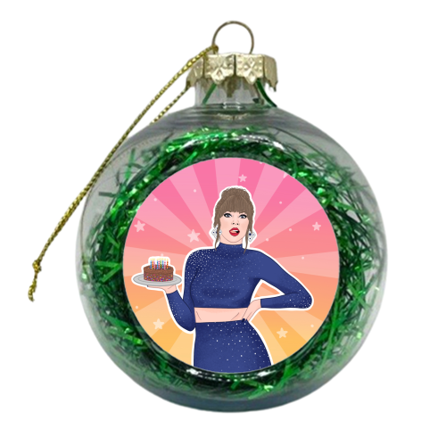 Swiftie - xmas bauble by Loren Grosvenor