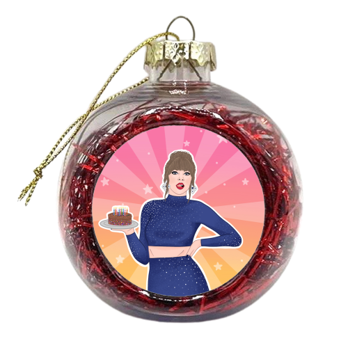 Swiftie - xmas bauble by Loren Grosvenor
