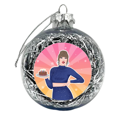 Swiftie - xmas bauble by Loren Grosvenor
