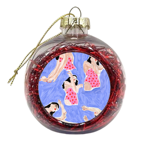 Swimmers - xmas bauble by Ana Clerici