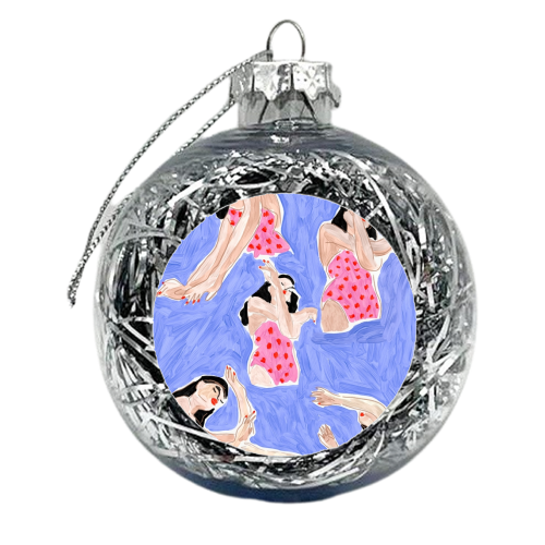 Swimmers - xmas bauble by Ana Clerici