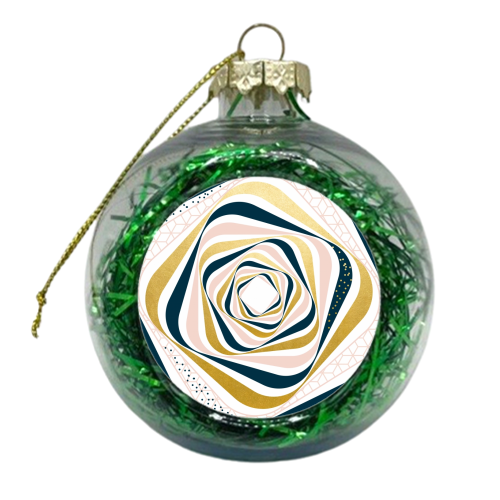 Swirly Vision - xmas bauble by Uma Prabhakar Gokhale