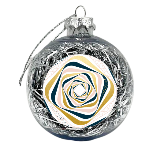 Swirly Vision - xmas bauble by Uma Prabhakar Gokhale