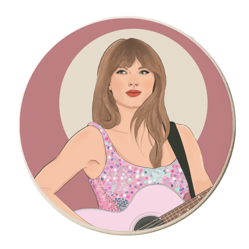 T - Eras - personalised beer coaster by The Queer Store