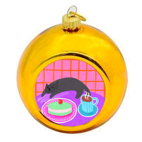 Table Naps - colourful christmas bauble by The Paper Tail