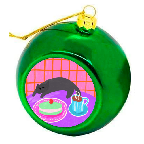 Table Naps - colourful christmas bauble by The Paper Tail