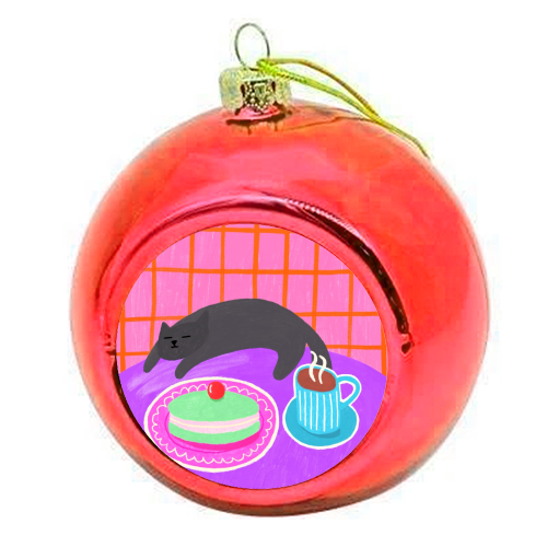 Table Naps - colourful christmas bauble by The Paper Tail