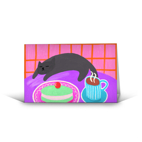 Table Naps - funny greeting card by The Paper Tail