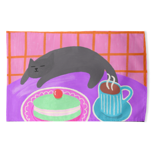 Table Naps - funny tea towel by The Paper Tail